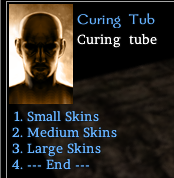 Curing Tub for small, medium, and large skins Curing Tub for small, medium, and large skins